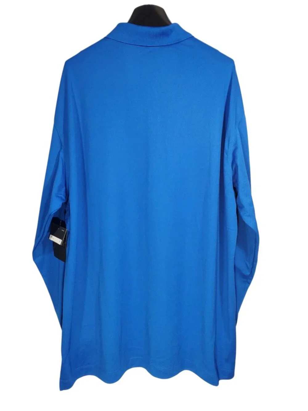 NWT Nike Stretch Tech Long Sleeve Polo Shirt Men's XXL Sapphire Blue Dri-Fit